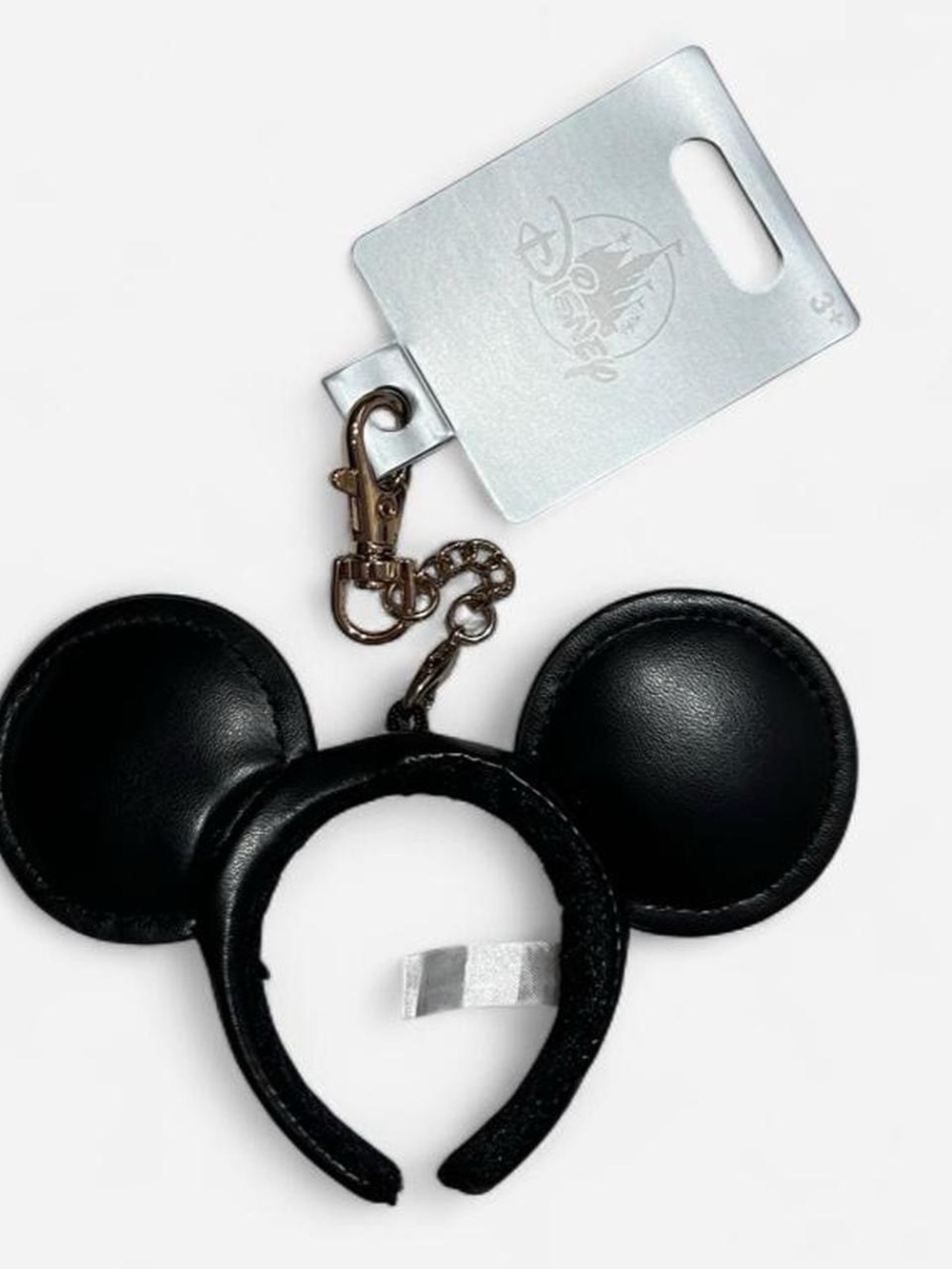 Black Mickey Ear Headband Keychain - Disney